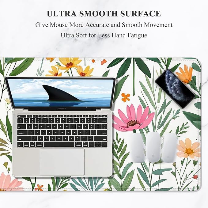 Auhoahsil Desk Mat, Ultra Large Mouse Pad, XXL Gaming Mousepad, Pretty Desk Pad - Image 3