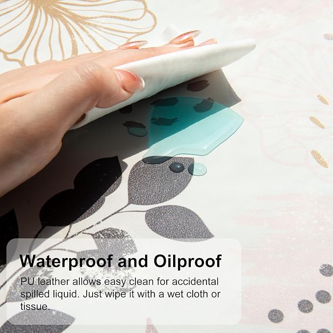 QiyI Large Mouse Pad for Desk, Cute Desk Mat for Desktop, Women Girls Office - Image 3