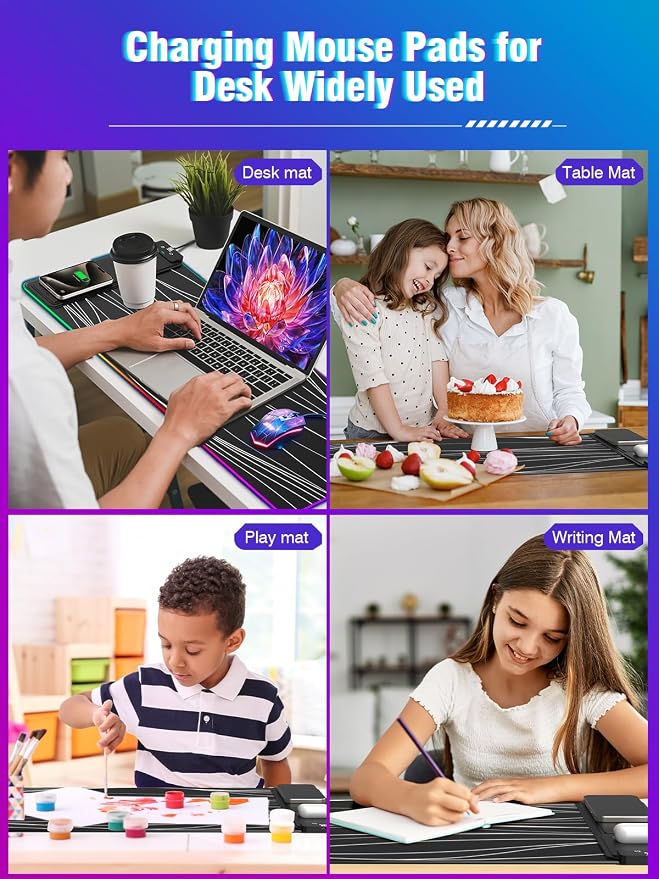 XXL Mouse Pad with Phone Holder - Image 9