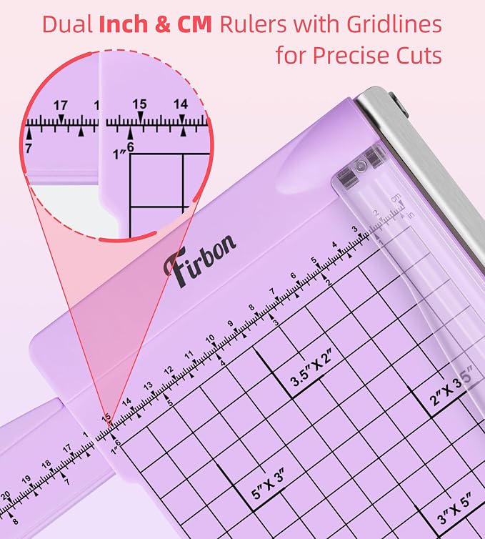 Firbon 12" Guillotine Paper Cutter - Image 3