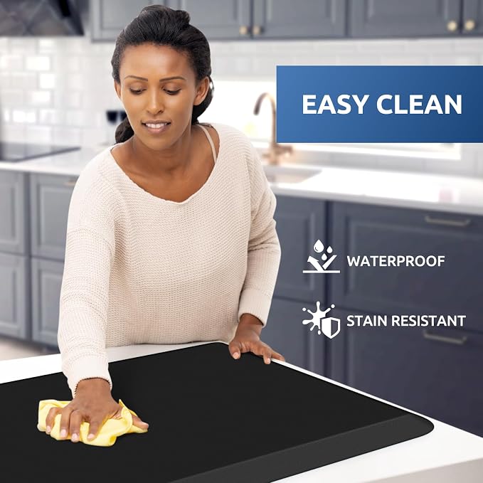 KitchenClouds Kitchen Mat Cushioned Anti Fatigue Rug 20"x39" Water Resistant - Image 3