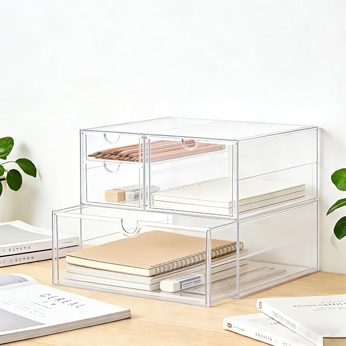 Prsildan Acrylic Drawer Makeup Organizer - Image 7