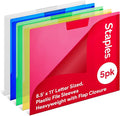 Staples Poly Project Jackets, Letter Size, Durable Poly Construction by Staples