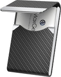 MaxGear Business Card Holder, PU Leather Business Card Case, Magnetic Closure by MaxGear