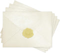 50 PCS 4x6 Pearl Ivory Envelopes by YINUOYOUJIA
