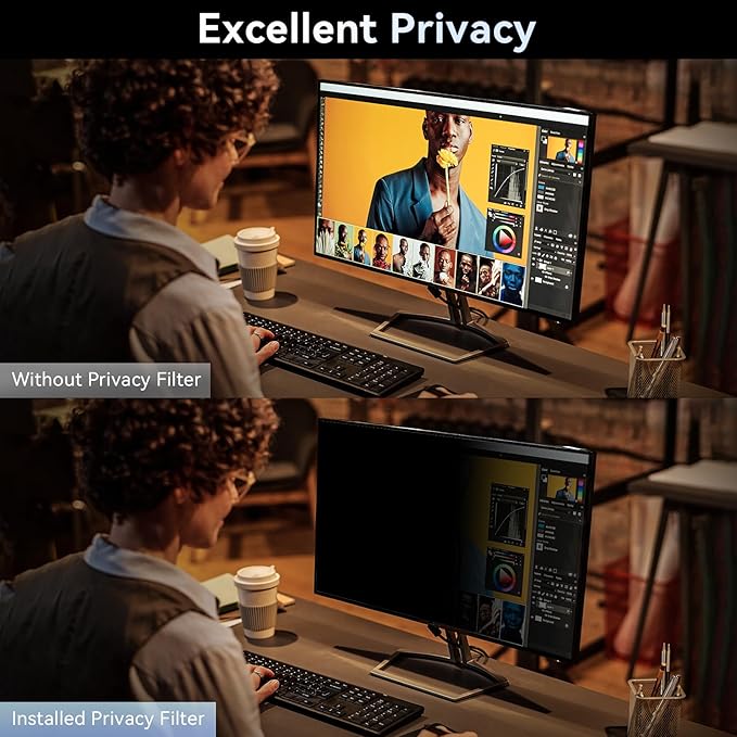 27 Inch Privacy Screen for Computer Monitor 16:9 Aspect Ratio, Eye Protection - Image 2