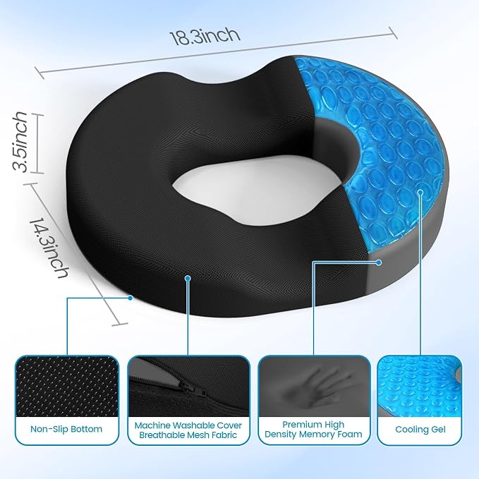 Donut Pillow Seat Cushion - Image 2