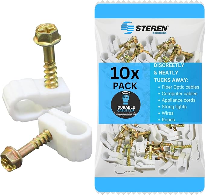 Coaxial Cable Clips by STEREN