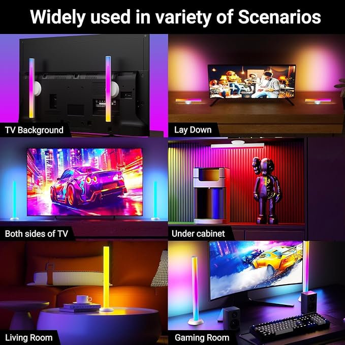 TJOY Smart Light Bars, RGB Table Desk Lights, TV Backlight - Image 7