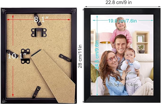 Giftgarden Black 8x10 Picture Frame Bulk, 12 Pack - Image 3