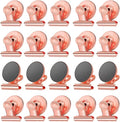 Strong Magnetic Clips, 20 Pack, 1.2 Inch, 30 mm, Rose Gold, Refrigerator Magnet by Makanu