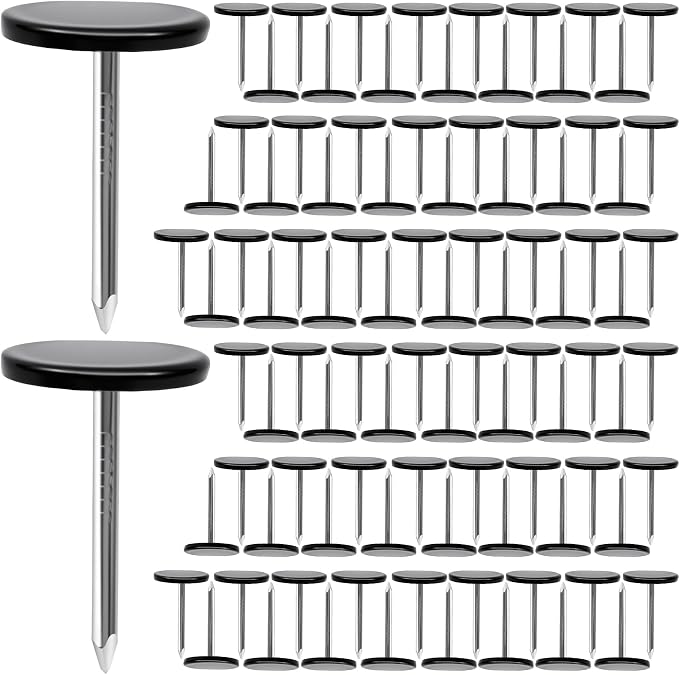 100pcs Flat Head Thumb Tacks for Wall, Decorative Wall Pins Nails for Furniture by Unknown