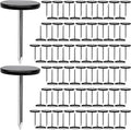 100pcs Flat Head Thumb Tacks for Wall, Decorative Wall Pins Nails for Furniture by Unknown