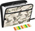 Expanding File Folder Wild Duck Camouflage Accordion File Organizer 13 Pockets by ALAZA