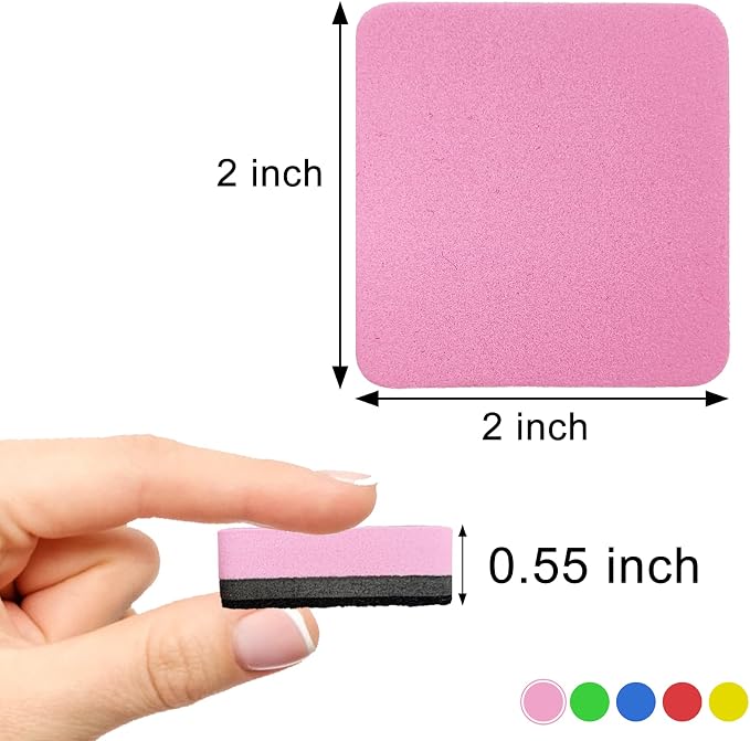 OWLKELA 30 Pack Magnetic Whiteboard Eraser - Image 2