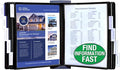 Ultimate Office AdjustaView FastFind 10-Pocket Wall Mounted Reference Display by UltimateOffice