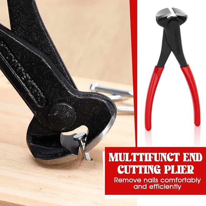 WILLBOND 3 Pcs Upholstery Staple Remover Tools Set Including End Cutting Plier - Image 6