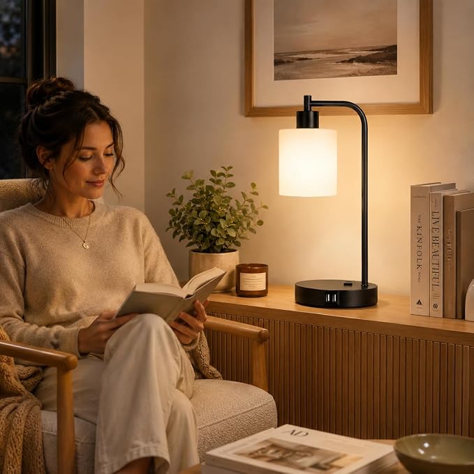 Set of 2 Industrial Touch Control Table Lamps - Image 7