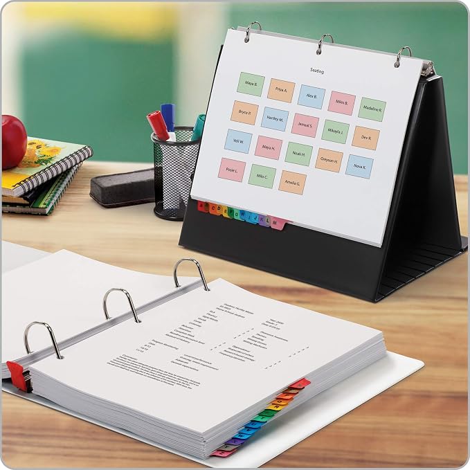 Cardinal Binder Dividers, A-Z Tabs, Customizable Table of Contents Page - Image 5
