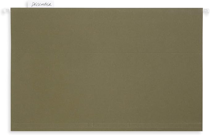 Blue Summit Supplies 50 Legal Size Hanging File Folders, 1/5 Cut Adjustable Tabs - Image 5