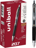 uniball 207 Retractable Gel Pens, Micro Point, 12 Pack by uni-ball