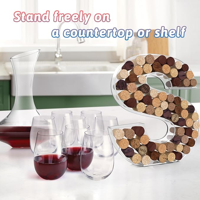 13.8" Extra Large Acrylic Letter Charcuterie Board Box, Reusable Fillable - Image 6