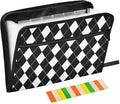 Black White Harlequin Pattern Accordion File Organizer Expanding Document Folder by Unknown
