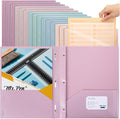 Mr. Pen- Plastic Folders with Pockets and Prongs, 15 Pack, Letter Size | by MrPen