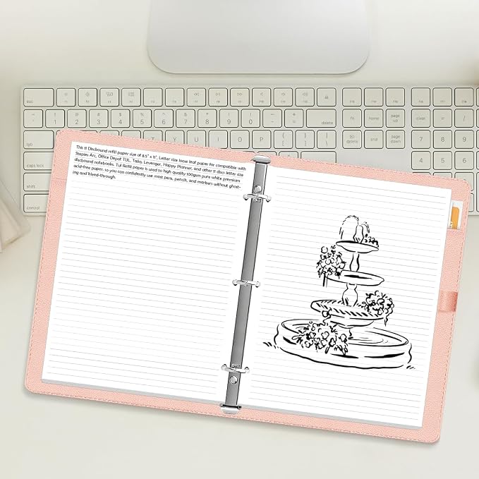 3-Hole Line Paper Refills, Letter Size Loose-Leaf Paper, 300 Sheets/600 Pages - Image 7