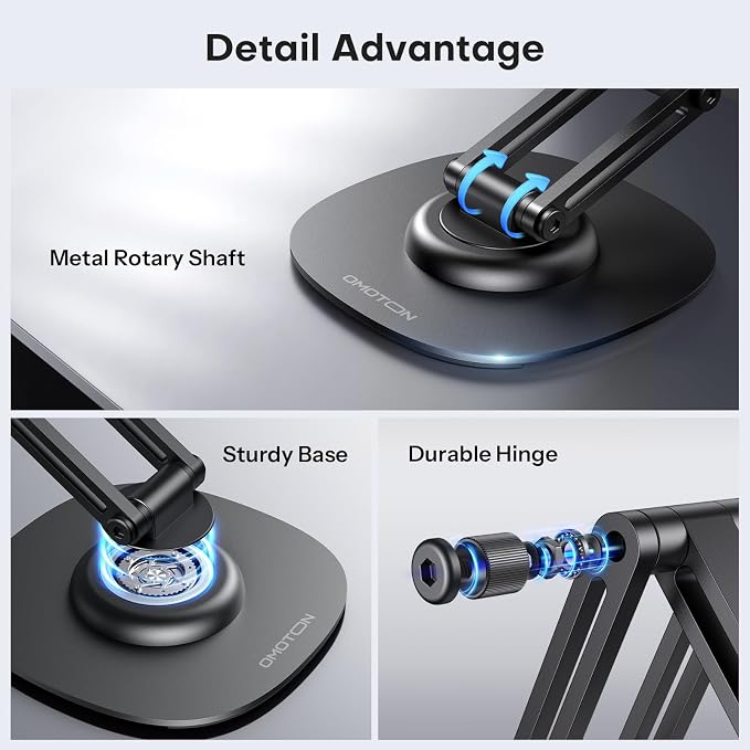 OMOTON 360° Rotating MS04 Magnetic Phone Stand - Image 5
