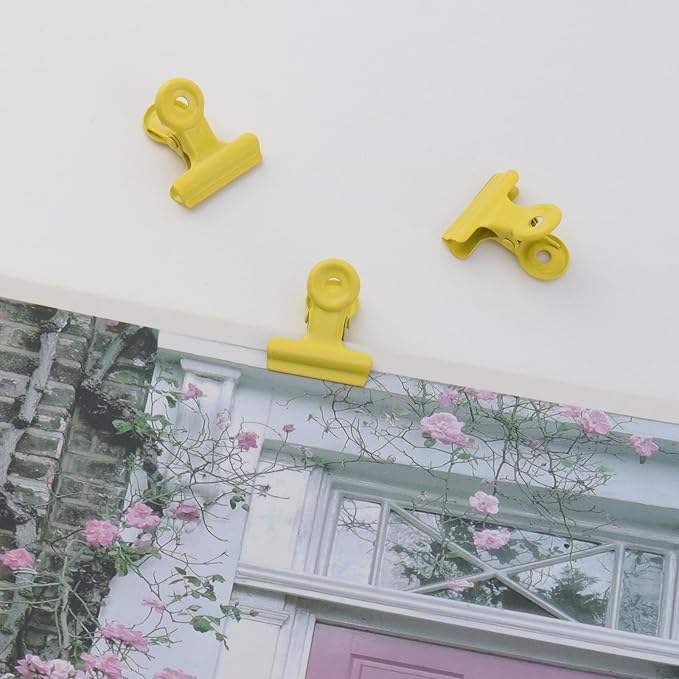 Xiaoyztan 20 Pcs Small Binder Clips, 20 mm Bulldog Paper Clips Binder Bull Clip - Image 5