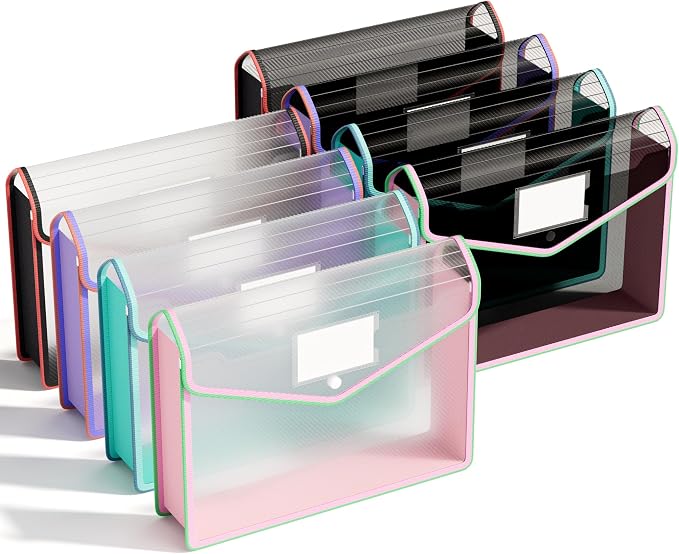 ABC life 8 Pack File Folder, Large Capacity Folders by ABClife