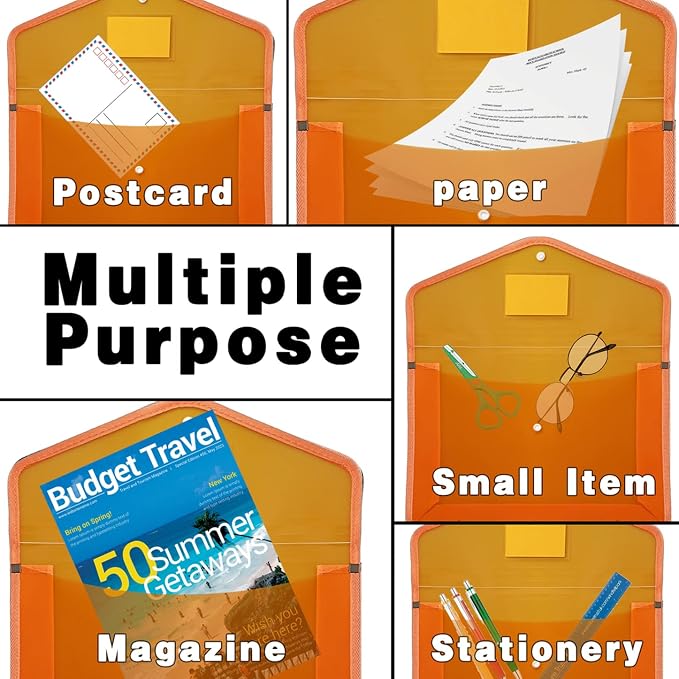 YoeeJob Plastic File Folders Legal Size 2 Pcs, Expandable Document Folder - Image 6
