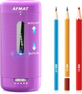 AFMAT Electric Pencil Sharpener, Fully Automatic Pencil Sharpener, Auto in & Out by AFMAT