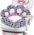 DOBUONO Cat Paw Cushion Kawaii Office Chair Cushion Comfy Plush Gaming Chair by DOBUONO