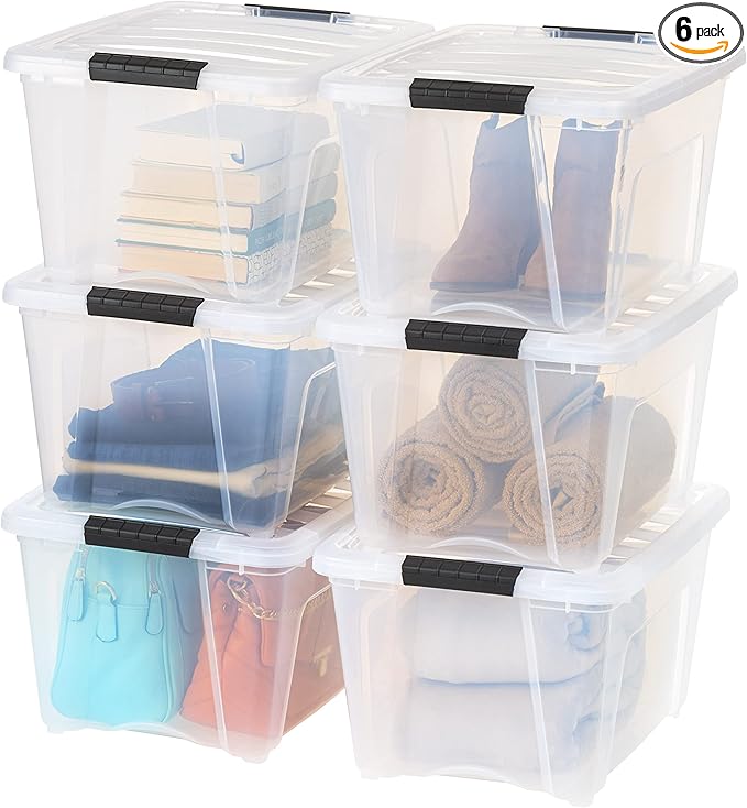 IRIS USA 32 QT Plastic Storage Box by IRISUSA