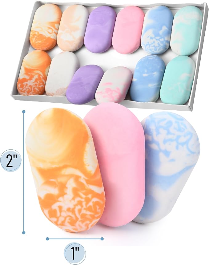 Mr. Pen- Marble Pencil Erasers, 12 Pack, Art Sketching, Clean Smudge-Free - Image 4