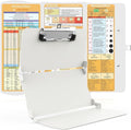 Clipboards Nursing Clipboard Trifold Foldable, 3 Layers Aluminum Nurse by Cooperwin