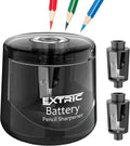 Battery Powered Electric Pencil Sharpener by EXTRIC