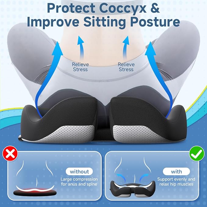 Benazcap Large Cooling Gel Seat Cushion - Image 4