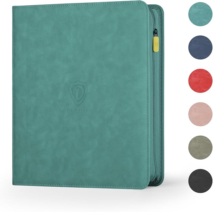 Trading Card Binder with Zip, 12 Pockets Card Binder, 720 Double Sided Pocket by High-qualityCardBinder