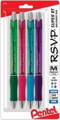 Pentel RSVP Super RT Ballpoint Pen, Medium Line by PentelofAmerica