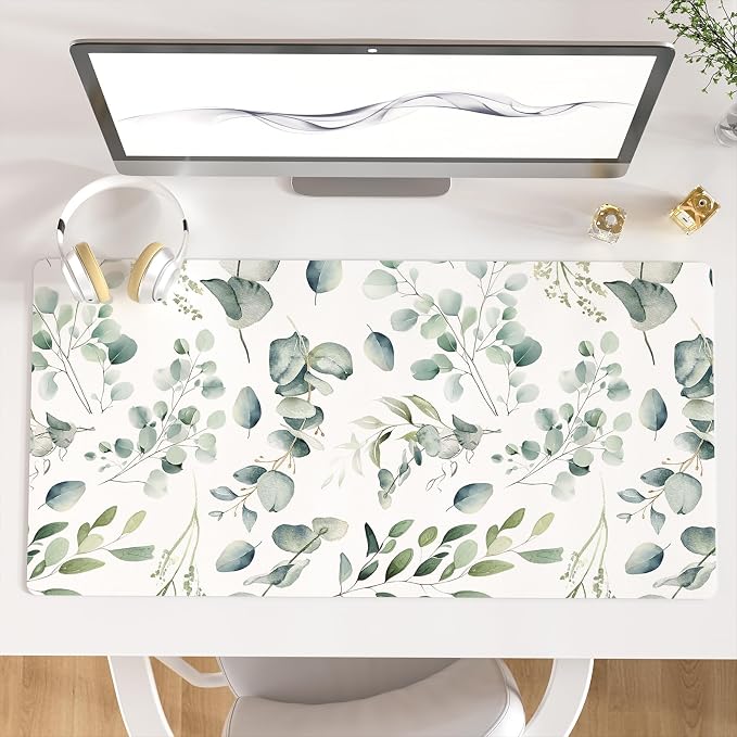 Colorful Star Large Mouse Pad, PU Leather Waterproof Desk Mat, Computer Gaming by ColorfulStar