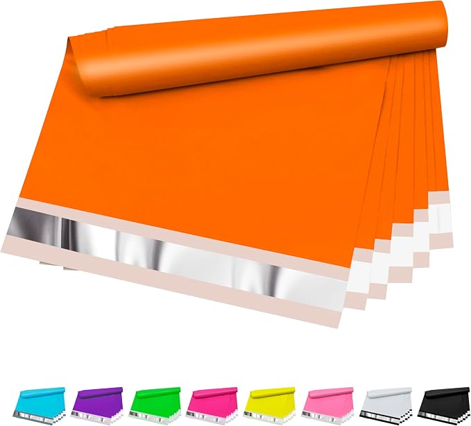 Poly Mailers 6x9 inch 100 Pcs, Waterproof and Tear-resistant Shipping Bags by VAPULCIO