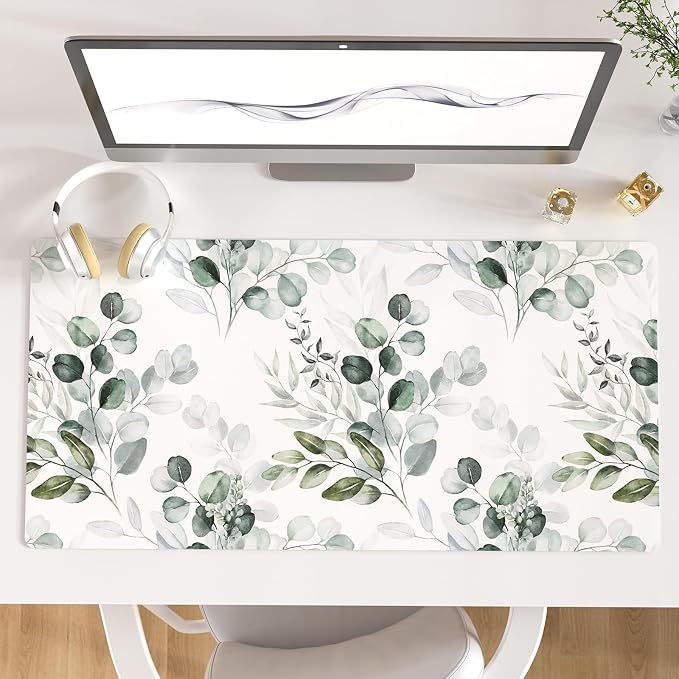 Colorful Star Large Mouse Pad, PU Leather Waterproof Desk Mat, Computer Gaming by ColorfulStar