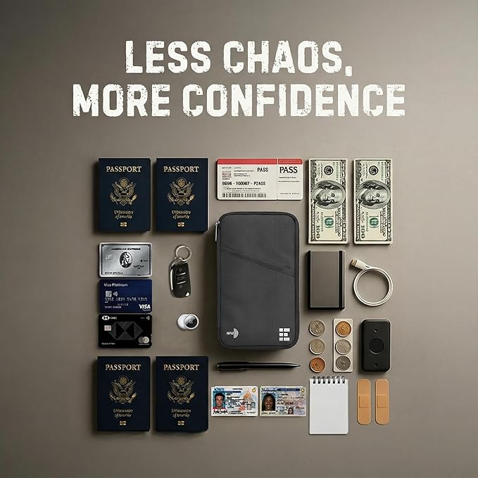 Zero Grid RFID Family Passport Holder - Image 5
