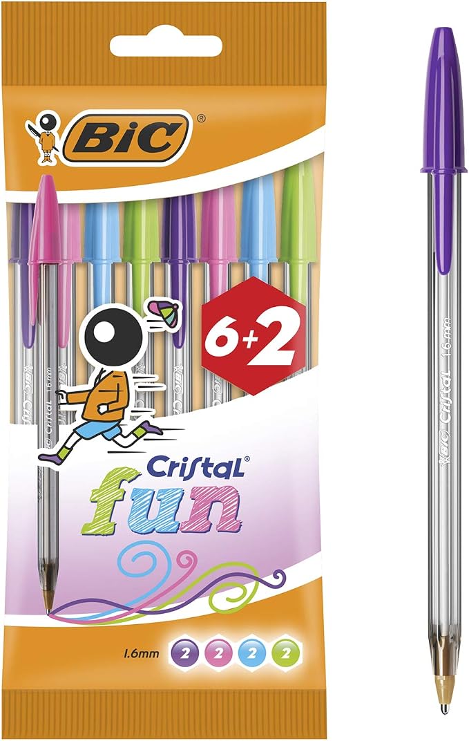 BIC 8963811 â€“ Pack of 6 + 2 Pens by BIC
