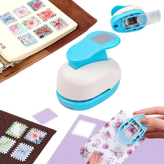 BAOFALI Stamp Puncher 0.8x0.7 inch Stamp Punch Rectangular Postage Stamp Punch - Image 5