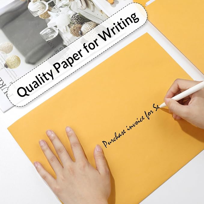 SUNEE Envelops, 28-lb Paper Mailing Envelopes, Storing or Mailing Documents - Image 5