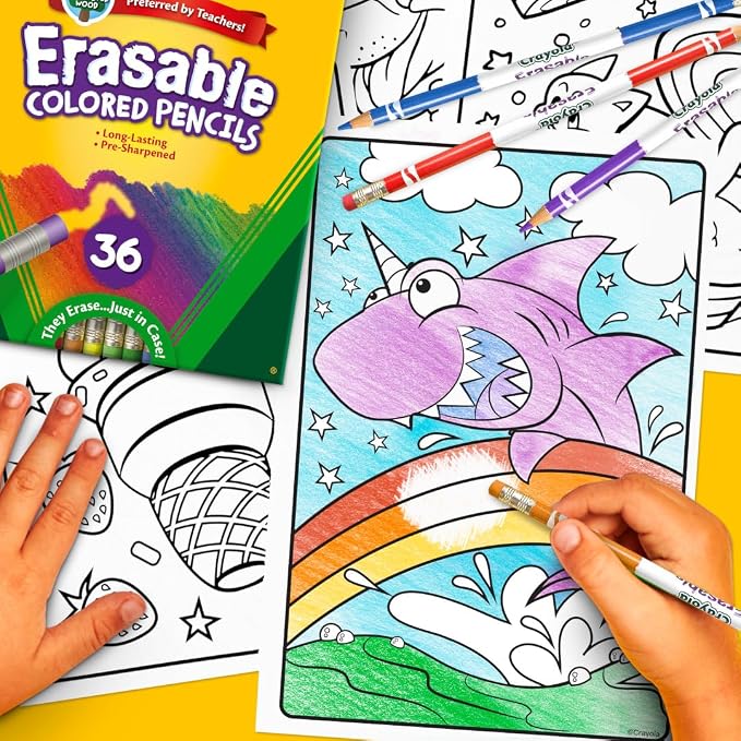 Crayola Erasable Colored Pencils, Colored Pencils - Image 6
